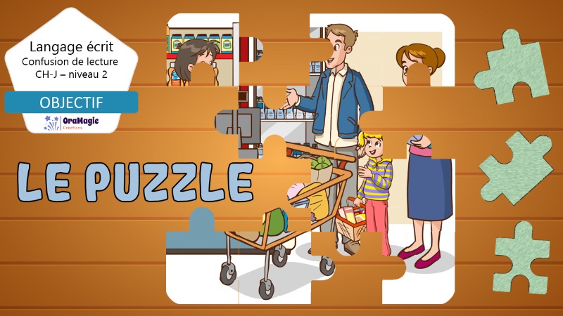 Confusion lecture CH-J - niveau 2 - Puzzle
