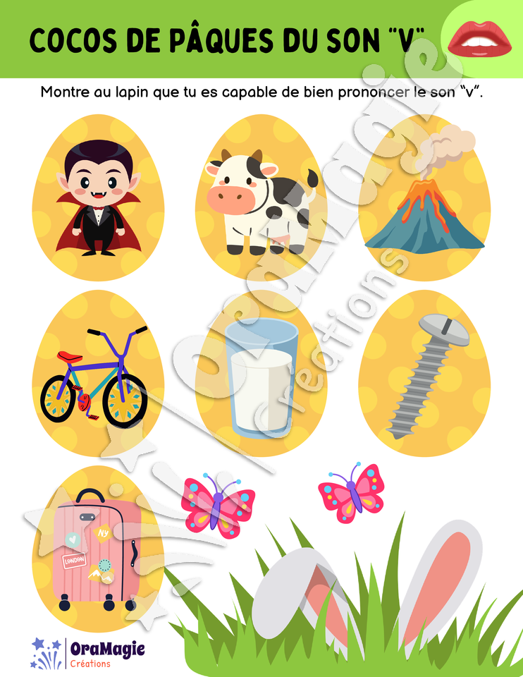 Cocos de Pâques du son -v-