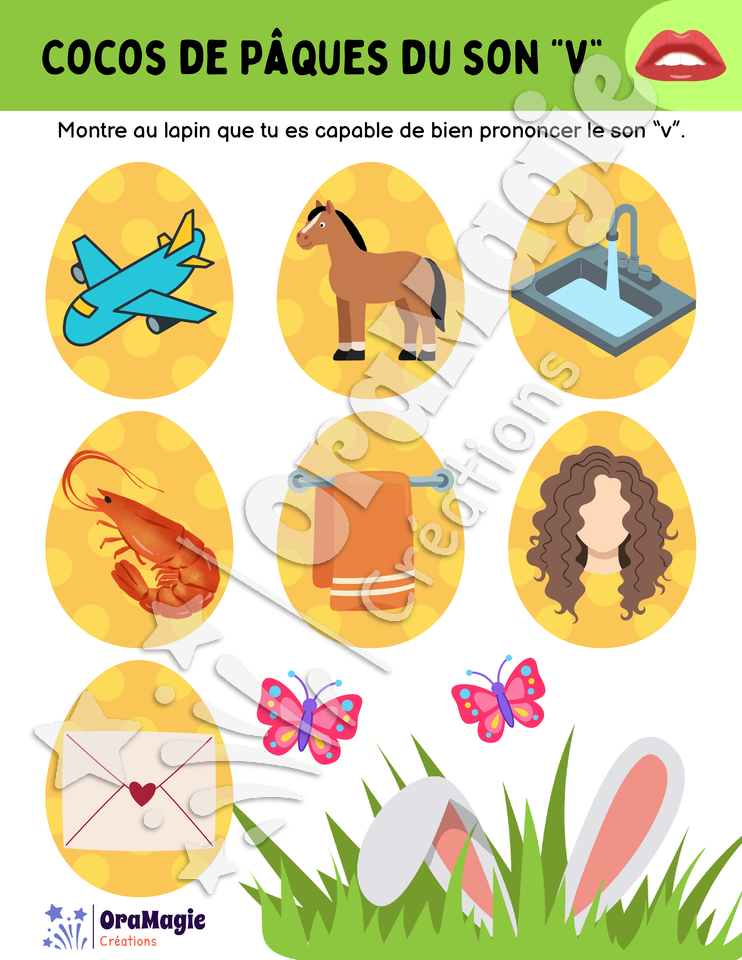 Cocos de Pâques du son -v-