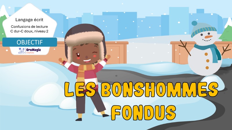 Confusion c dur - c doux - Niveau 2 - Les bonshommes fondus