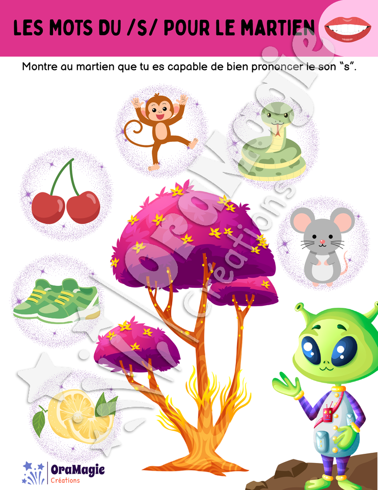 Les mots du -s- pour le martien