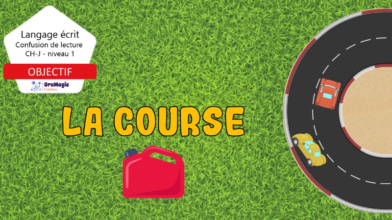 Confusion lecture CH-J - niveau 1 - La course
