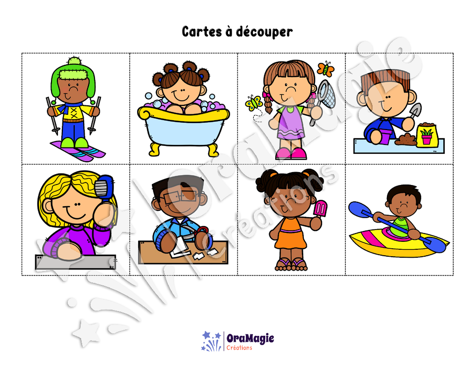 Loto des pronoms -il-elle- Sujets personnes