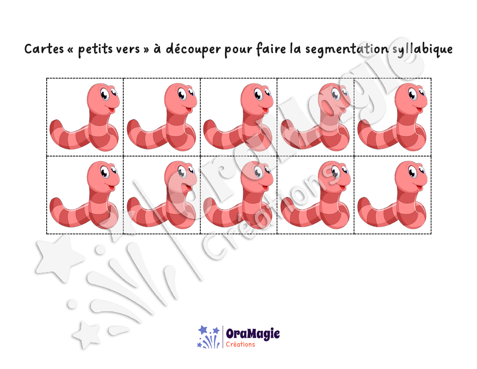 Segmentation syllabique - Les pommes